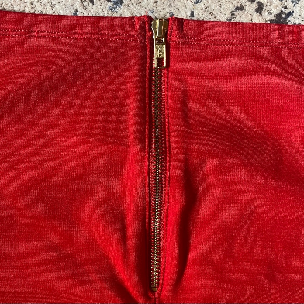 Sexy Red Lace Body by Victoria Mini Skirt - Picture 4 of 9